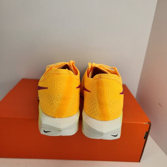Nike ZoomX Vaporfly Next% 3 Laser Orange/Hyper Violet Size 9 Women Running Shoes - Picture 6 of 8